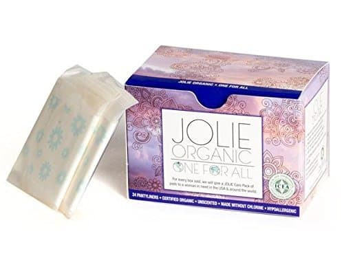 JOLIE ORGANIC Ultra Thin Panty Liners- 24 Count…