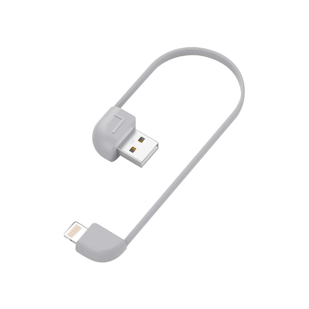 Yoobao for Apple Charging Cable (0.5ft) Detachable Built-in Cable Share 10000 Power Bank Compatible with iOS-Gray