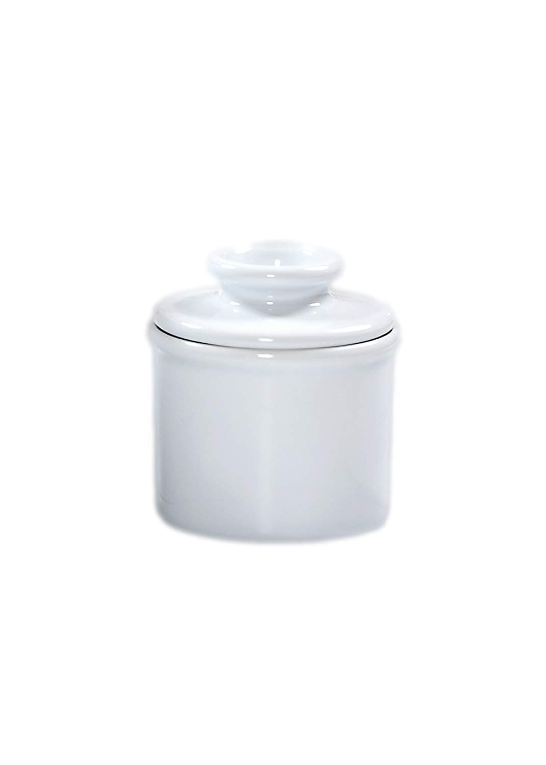 Butter Bell White The Original Crock by L. Tremain, Petit Collection-Holds 2.5 tablespoons of Butter, 3x3x2.5