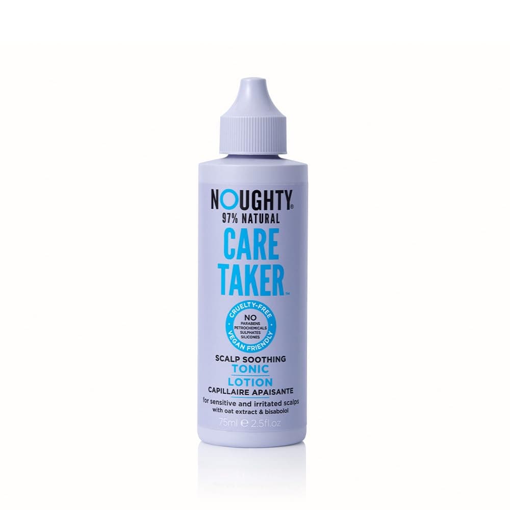 Noughty 97% Natural Care Taker Scalp Soothing Tonic, for Sensitive and Irritated Scalps, Fragrance Free Leave in Treatment, Gentle on Skin and Hair, Sulfate Free Vegan Haircare 2.5fl.oz