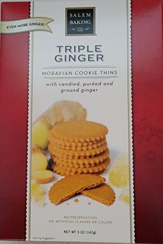 Salem Baking Company Triple Ginger Moravian Cookies, 5oz