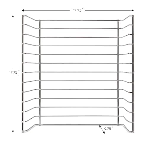 Melissa & Doug Multi-Fit Metal Wire Puzzle Rack 12 inches wide and 0.75 inches deep