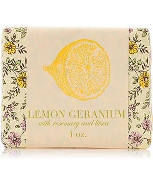 Lemon Geranium Soap 4 oz by Saipua