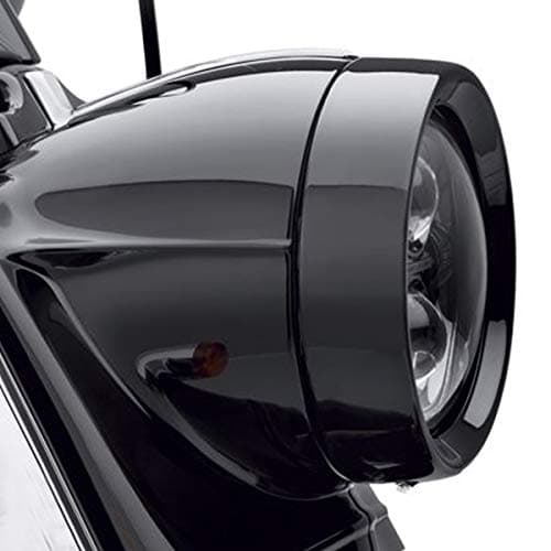 XIAOXI 7inch Black Trim Ring Fits Round Motorcycle Led Headlight for Harley Davidson 83-13, FLST 86-14, FLD 12-14, Touring Bikes, Road King 94-14