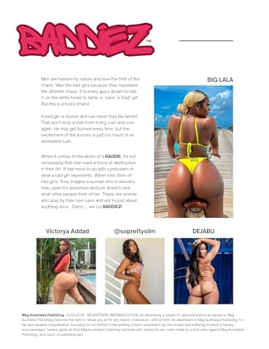 BADDIEZ Magazine #1 Special Edition (Photo Magazine)