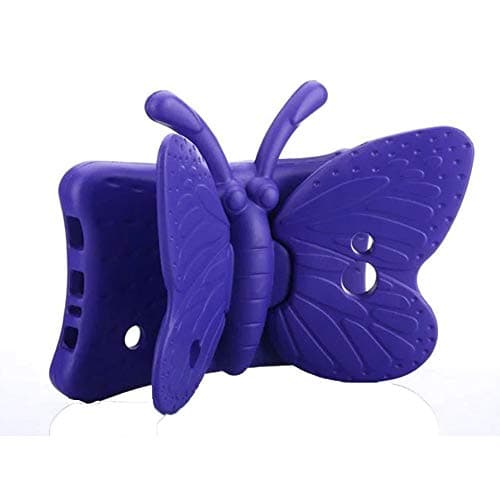 for Galaxy Tab A/A6 7.0, Tab 3 Lite 7.0, Tab 4 7.0 Case, BAUBEY Kids Butterfly Case for Samsung Galaxy Tab A/A6 7.0 SM-T280 T285, Tab 4 7.0 SM-T230 T235 T237, Tab 3 Lite 7.0 SM-T110 T111 T113, Pink