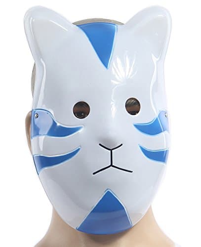 Naruto Shippuuden ANBU Cosplay Mask Itachi Cat Style Blue