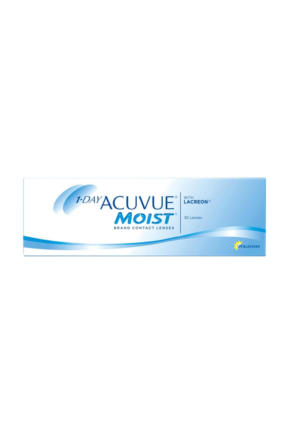 Acuvue 1-Day Moist Contact Lens - 30 Pack, Clear, -3.25