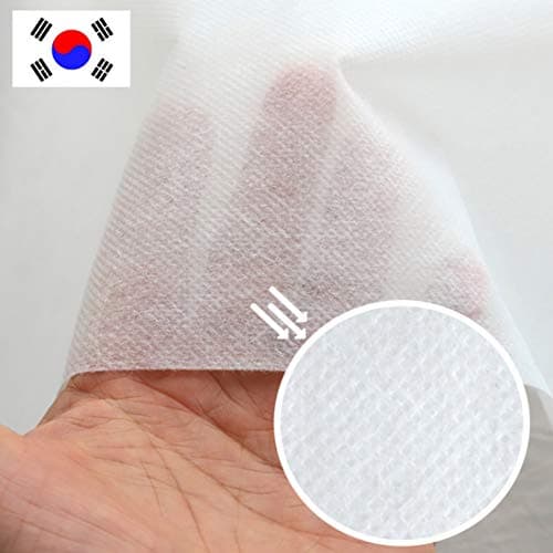 Nonwoven Fabric Filter Disposable for Dust Proof DIY High Efficiency Filtering Made in Korea (White, 6 x 177 inch)