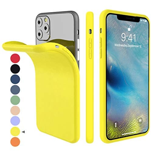 Liquid Silicone Case for iPhone 11 XI, iPhone 11 IX MAX, iPhone 11R XIR Case Scratch Resistant, Drop Protection, Gel Rubber Shockproof Cover for Apple iPhone 11 Pro, 11 Pro Max, 11,8,iPhone11RXR6.1inc