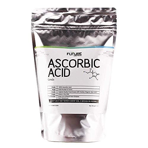 Ascorbic Acid (Vitamin C) 5 lbs. Powder Immune Support & Antioxidant Supplement. No Fillers. Organic. No GMO