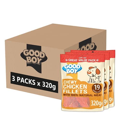 3xPawsley and Co Chewy Chicken Fillets Value Pack 320gm Package