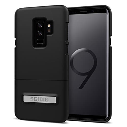 Seidio Surface with Kickstand for Samsung Galaxy S9 Plus (Black /Black)