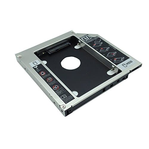 EKoo Hard Drive Caddy Tray,SATA 2nd HDD caddy for 12.7mm Universal CD/DVD-ROM Optical Bay