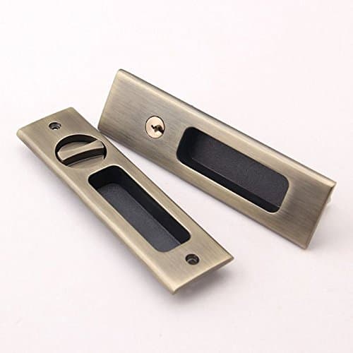 Dometool UK Gate Locks Sliding Door Lever Mortise Handle Locks Keyed Sets Green Bronze Door locked