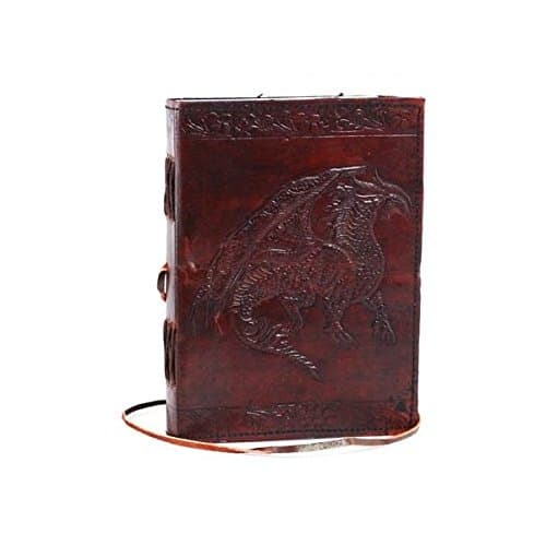 Blank Black Book Celtic Dragon Journal