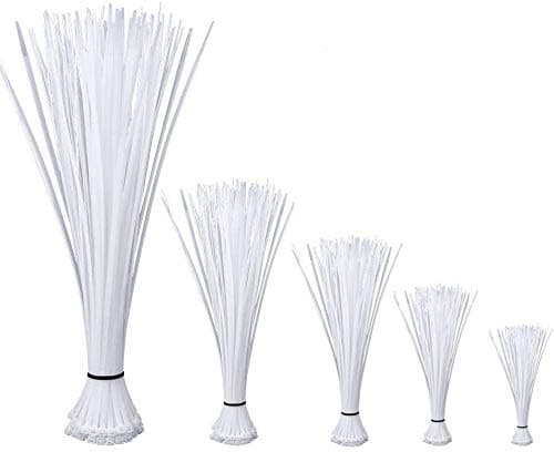 Self Locking Nylon Cable Zip Ties,4 6 8 10 12 Inches,Width 0.16inch,500Pcs HeavyDuty Wire Tie Wraps for Home,Office,Garden,Garage,Workshop (White)