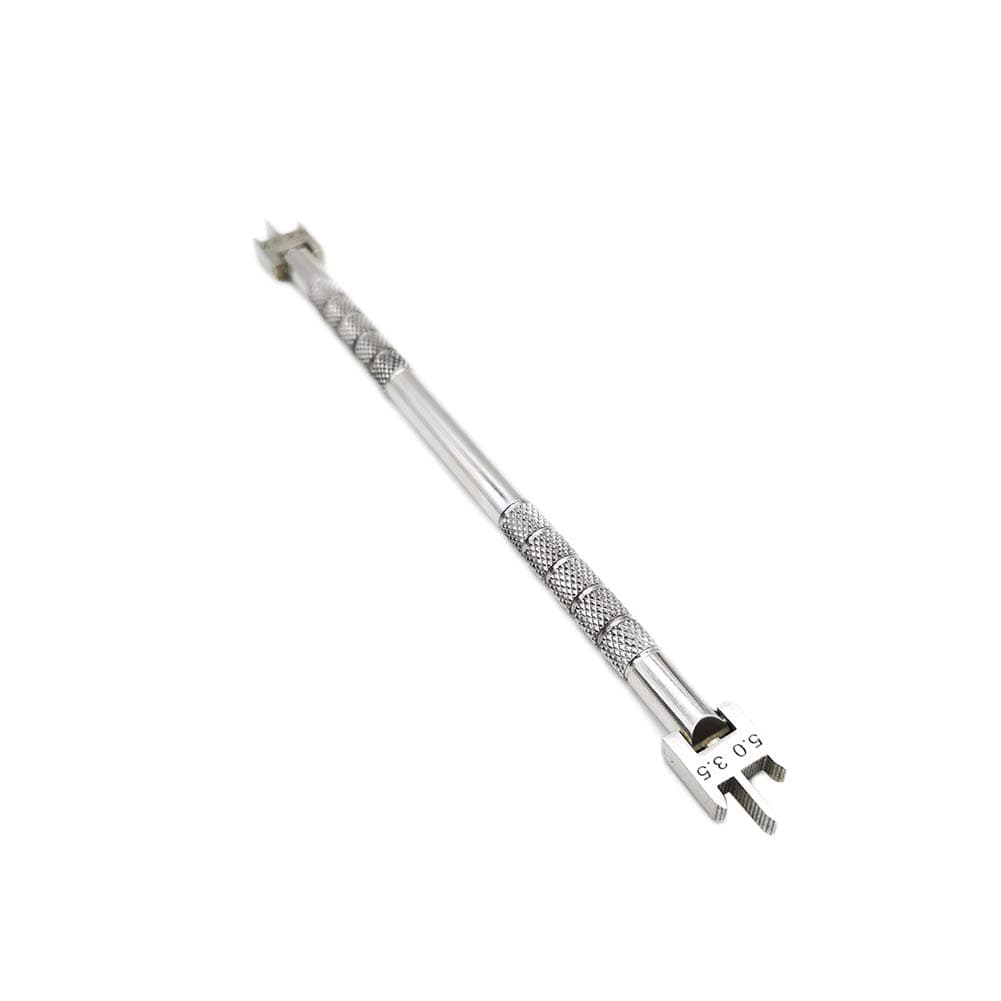 Sino Dental Orthodontic Brackets Gauge Lab Instruments, Ortho Brackets Height Position Gauge Adjustable,Stainless Steel 3.5-5.0MM