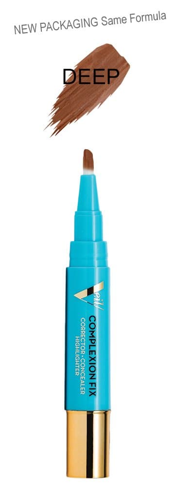 Veil Cosmetics Complexion Fix Concealer (5P Deep Pink) for Dark Undereye Circles, Spot Coverage, Vegan & Cruelty Free