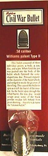.58 Cal. Williams Cleaner Type II Civil War Bullet Replica