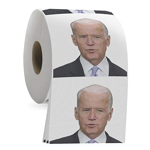 Gagster Joe Biden Funny Political Toilet Paper Roll - TP Prank Democrat & Republican Election Party Joke Gifts,White Elephant Gift Exchange, Secret Santa, Make your Butt Laugh