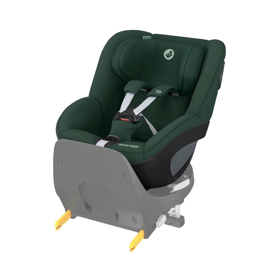 Maxi-Cosi Pearl 360 i-Size Car Seat, 3 Months - 4 Years (61-105 cm), 360 Swivel Car Seat, One-Hand Swivel, ClimaFlow, Easy-in Harness, G-CELL Technology, Authentic Green