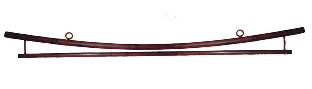 Smoked Bamboo Hanger for 35"-37" Textiles