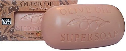 Gori 1919 Olive Oil Peach Single Super Soap Bar 10.5 Oz. from Italy
