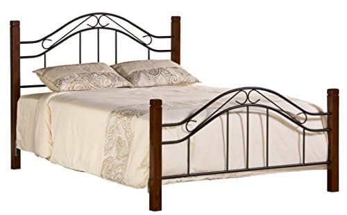 HillsdaleFurniture Matson Bed with Frame, Queen, Cherry/Black