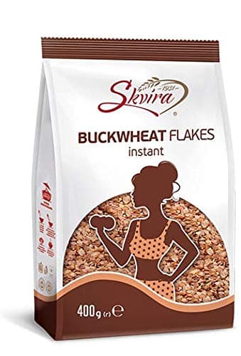 Skvira Buckwheat Flakes Instant No Added Sugar 400 g / 14.12 oz (1 Pack)