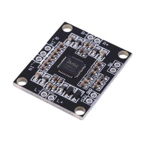 VKLSVAN 12V Mini Hi-Fi PAM8610 Module 2X15W Dual Channel D Class Stereo Amplifier Board