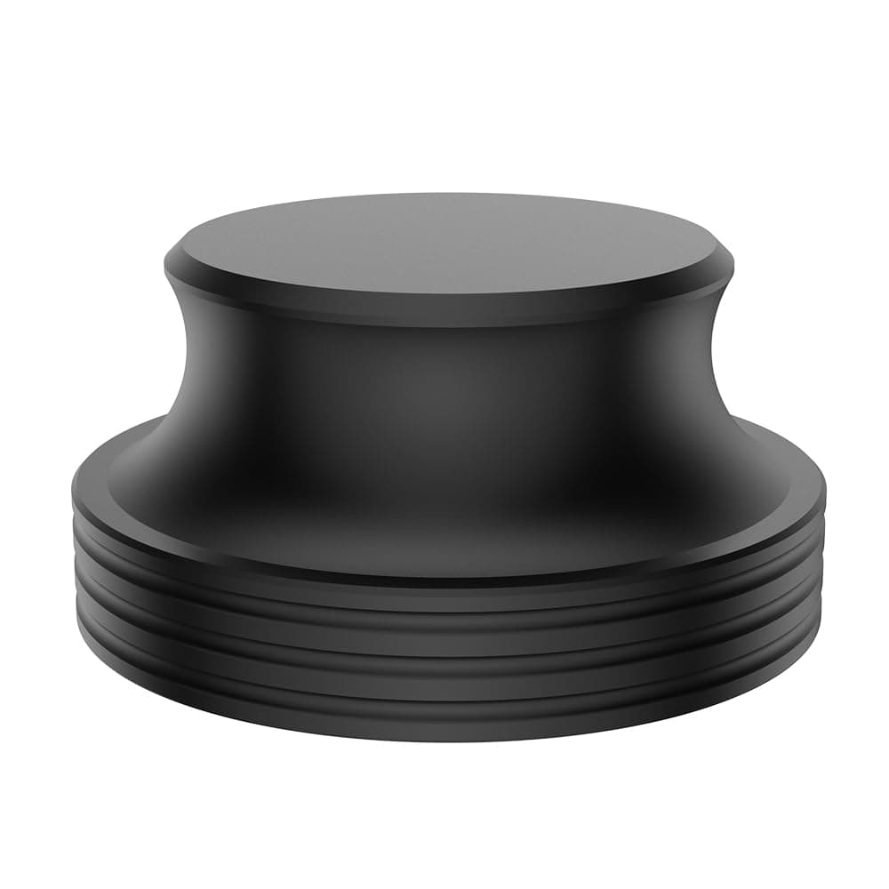 TertullusRecord Weight Stabilizer 14oz Aluminum LP Turntable Clamp Weight Height Disc Stabilizer for HiFi Turntable Vinyl Disc LP Record Player Black