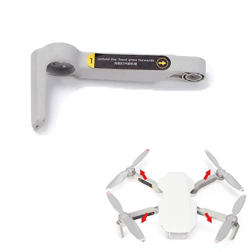 zalati Arm Shell without Motor Replacement Arms Cover Accessories Repair Parts Compatible with DJI Mavic Mini 2/ Mini SE - Front Right