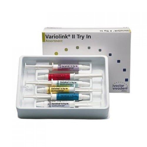 Ivoclar Vivadent 548796AN Variolink II Try-in Opa Syringe, Yellow, 2.5 g