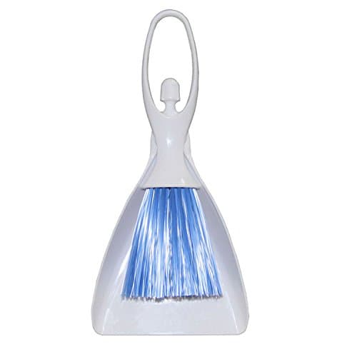 ILYPRO Mini Dustpan and Brush set for Desk Car Air Vent System Keyboard Cleaning Brush and Pan Set for Difficult Places to Reach Novelty Design Dancing Girl, 2 Sets