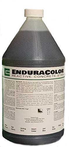 EnduraColor Reactive Concrete Stain - 1 Gallon Inca Legend
