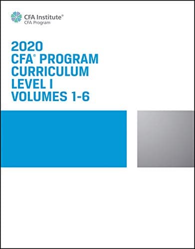 CFA Program Curriculum 2020 Level I Volumes 1-6 Box Set (CFA Curriculum 2020)