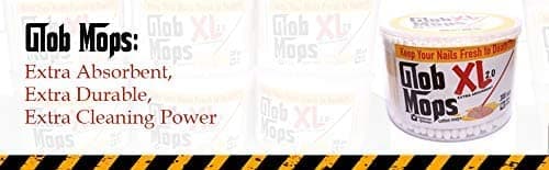 Glob Mops XL Cotton Swabs 2-Pack Bundle | Extra Absorbent | Eco-Friendly | 600 Total Mops