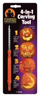 Pumpkin Masters 4 in 1 Carving Tool Pumpkin 4-"