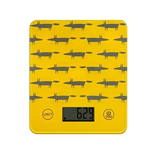 Scion Mr Fox Yellow Electronic Scales