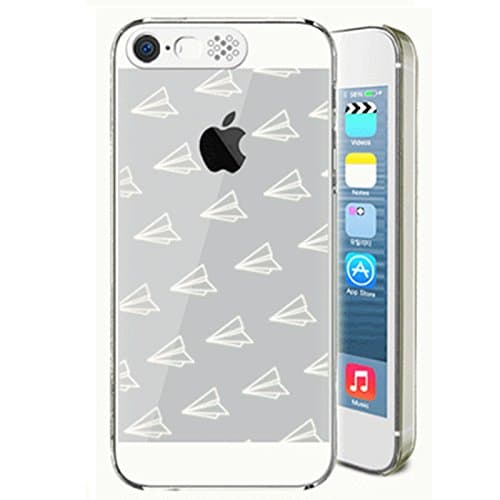 PhoneOnSale-LED Bling Style Cases Flash Up Light Luminous Shining Hard Back Case Cover for iPhone 5 5S (Plane)