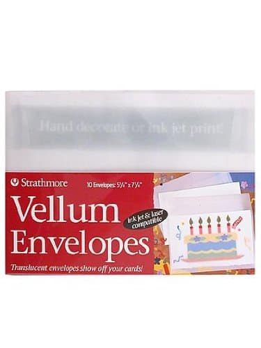 StrathmoreVellum Overlays 5x7 20-pack