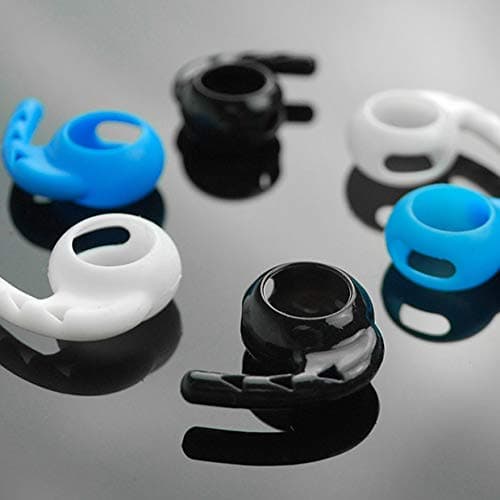 Ear Hooks and Covers Accessories Compatible with Apple AirPods - EarPods for Headphones, Earphones, Earbuds (White 2 Pairs)