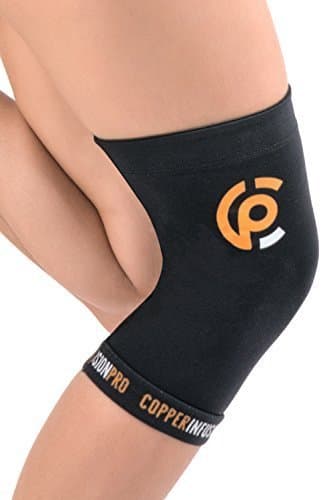Copper Compression Knee Sleeve Support Brace-Arthritis Relief&Pain-Sports,Gym (S)