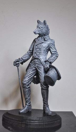 Gentleman Wolf Statue