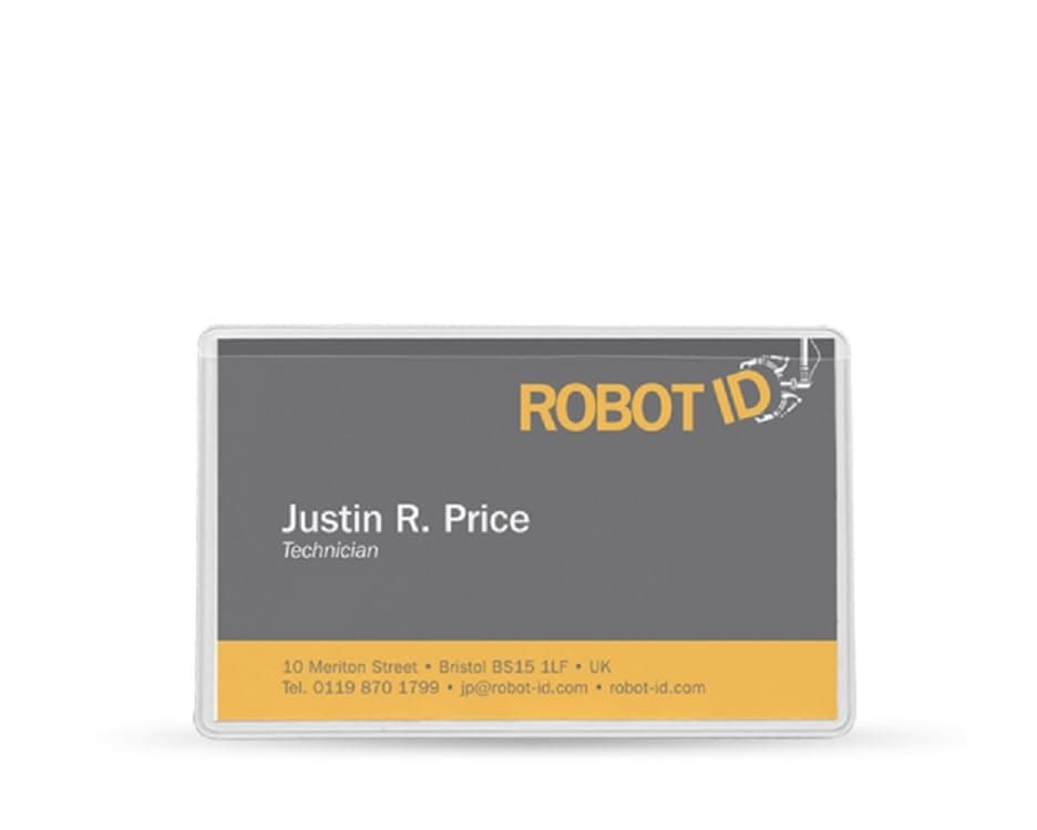 60 x 95mm Self Adhesive Business Card Pockets Pack of 150