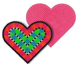 Large Heart Pegboard for Perler Fuse Beads