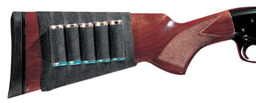GUNMATE Buttstock Shell Holder Black Shotgun, Card