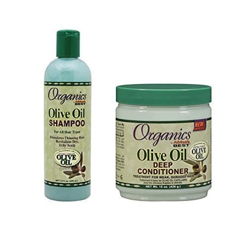 Originals by Africas BestOlive Oil Shampoo & Olive Oil Deep Conditioner Duo Pack - Great For Itchy Scalp, And Treats Damaged And Weak Hair Types