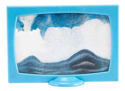 The Paragon Moving Sand Art Picture, Sandscapes Desktop Art - Desk Toy Sand Picture Frame, Relax Watching Drifting Sand, Office Decor to Reduce Stress